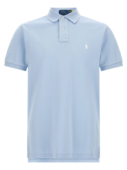 Camiseta Polo De Algodón En Tono Azul Ralph Lauren