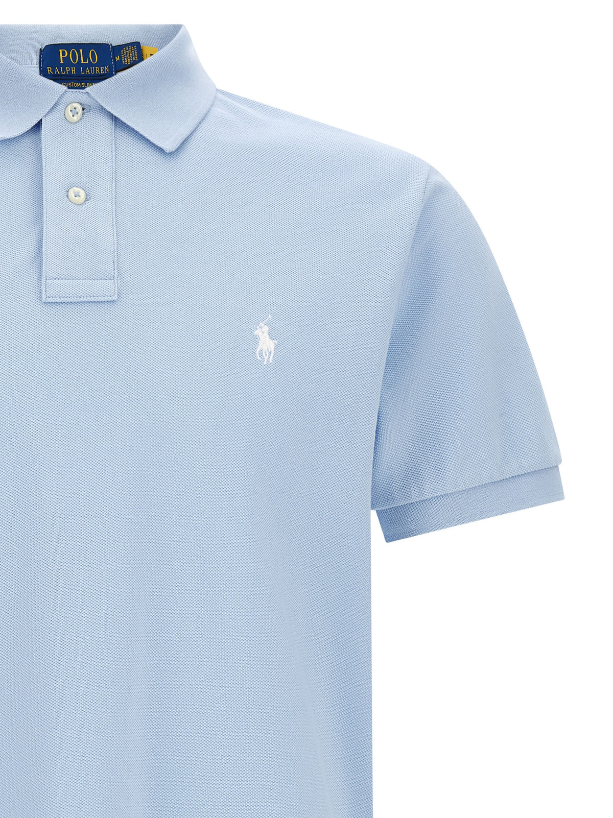 Camiseta Polo De Algodón En Tono Azul Ralph Lauren