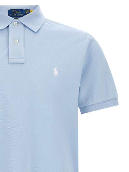 Camiseta Polo De Algodón En Tono Azul Ralph Lauren