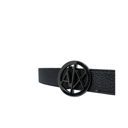 Armani Exchange Cinturín Fino Poliéster Negro Mujer 941118 0A877