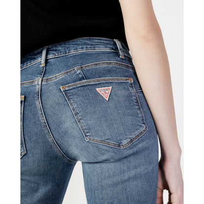Guess CURVE X Blue Cotton Skinny Jeans W2YAJ2D4Q02