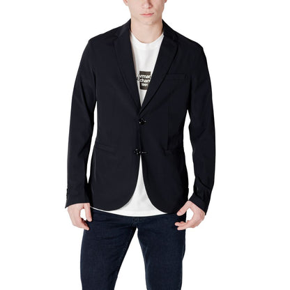 Chaqueta Blazer De Algodón Negro Armani Exchange Modelo 8nzg49