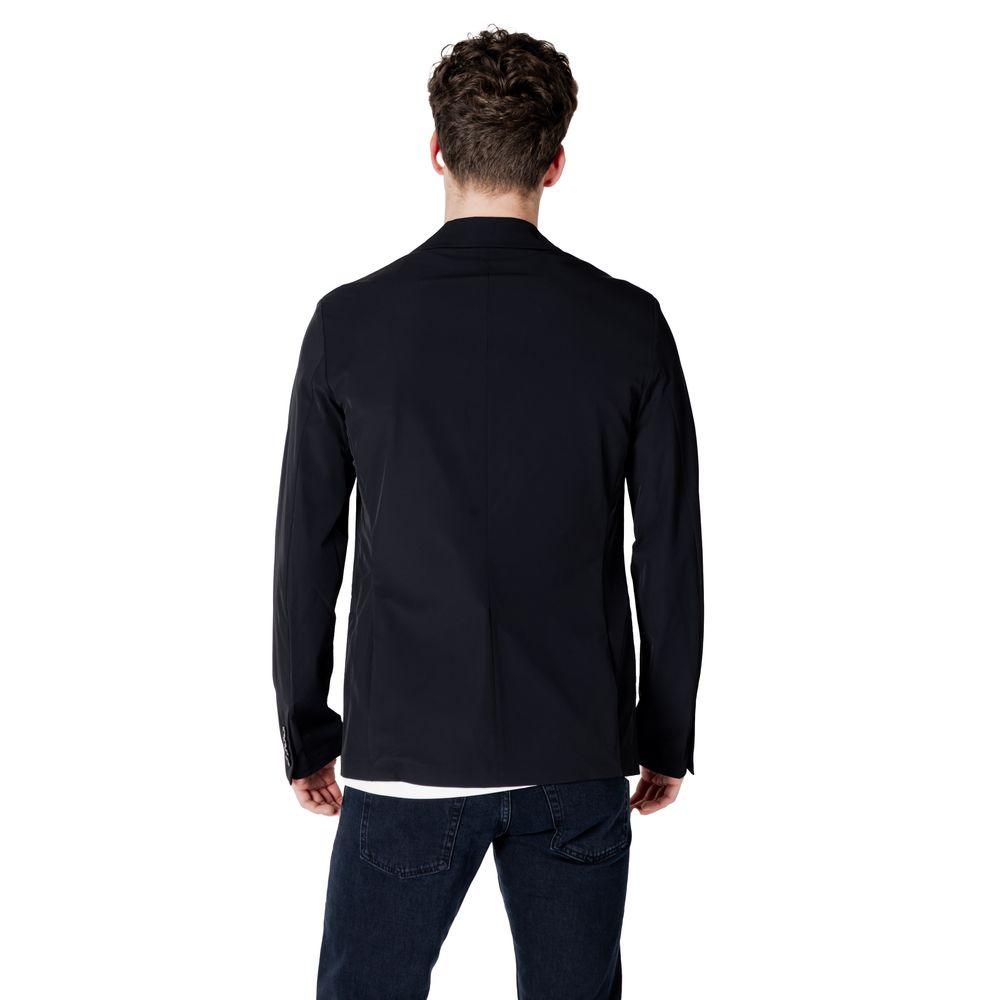 Chaqueta Blazer De Algodón Negro Armani Exchange Modelo 8nzg49