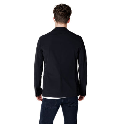 Chaqueta Blazer De Algodón Negro Armani Exchange Modelo 8nzg49