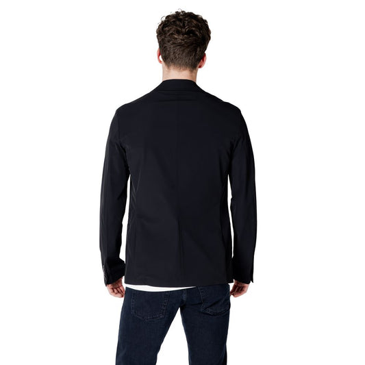 Chaqueta Blazer De Algodón Negro Armani Exchange Modelo 8nzg49