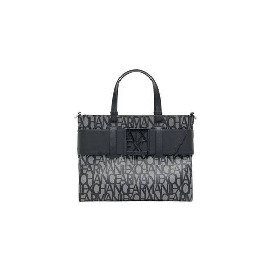Armani Exchange Bolso De Mano Negro De Algodón 942689