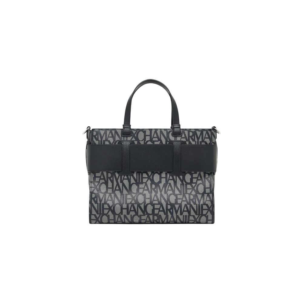Armani Exchange Black Cotton Handbag 942689