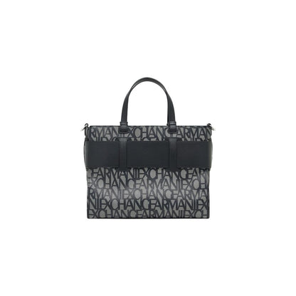 Armani Exchange Black Cotton Handbag 942689