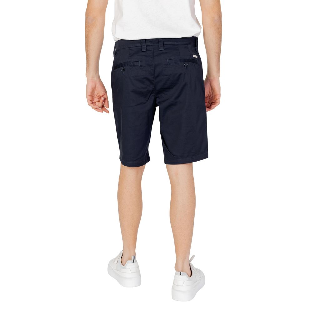 Armani Exchange Blue Cotton Shorts 8NZS42 ZN1RZ