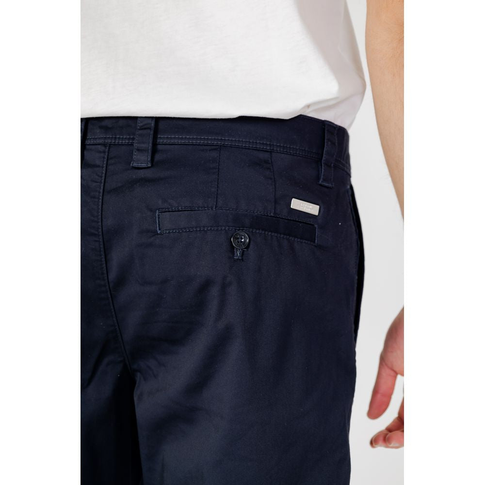 Armani Exchange Blue Cotton Shorts 8NZS42 ZN1RZ