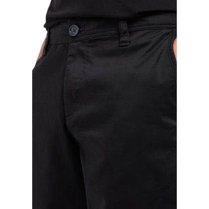 Short en coton noir Armani Exchange pour homme