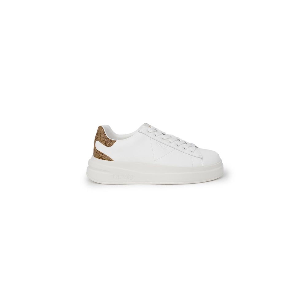 Guess Elbina white polyurethane low-top sneakers