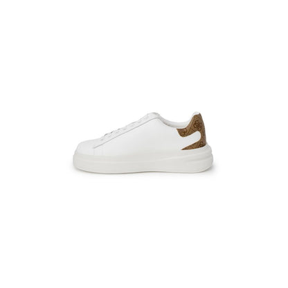 Guess Elbina white polyurethane low-top sneakers
