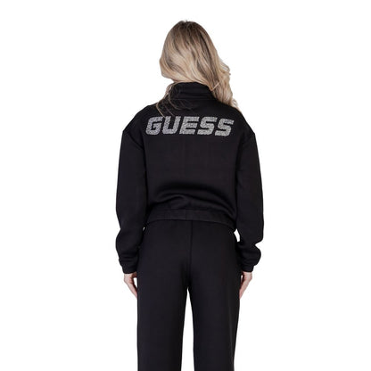 Sudadera Viscosa Negra Colección Active De Guess