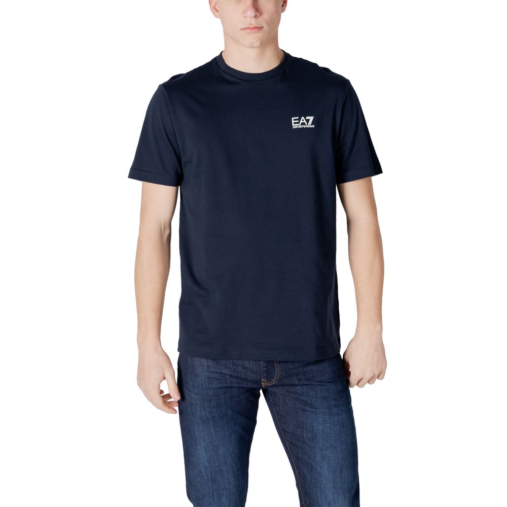 EA7 Emporio Armani Vêtement de sport en coton bleu