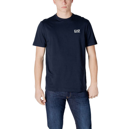 EA7 Emporio Armani Vêtement de sport en coton bleu