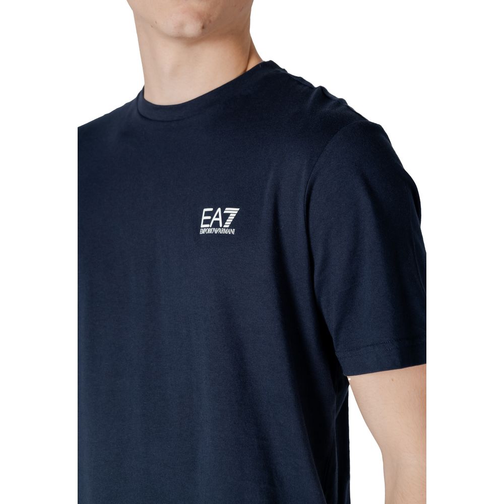 EA7 Emporio Armani Vêtement de sport en coton bleu