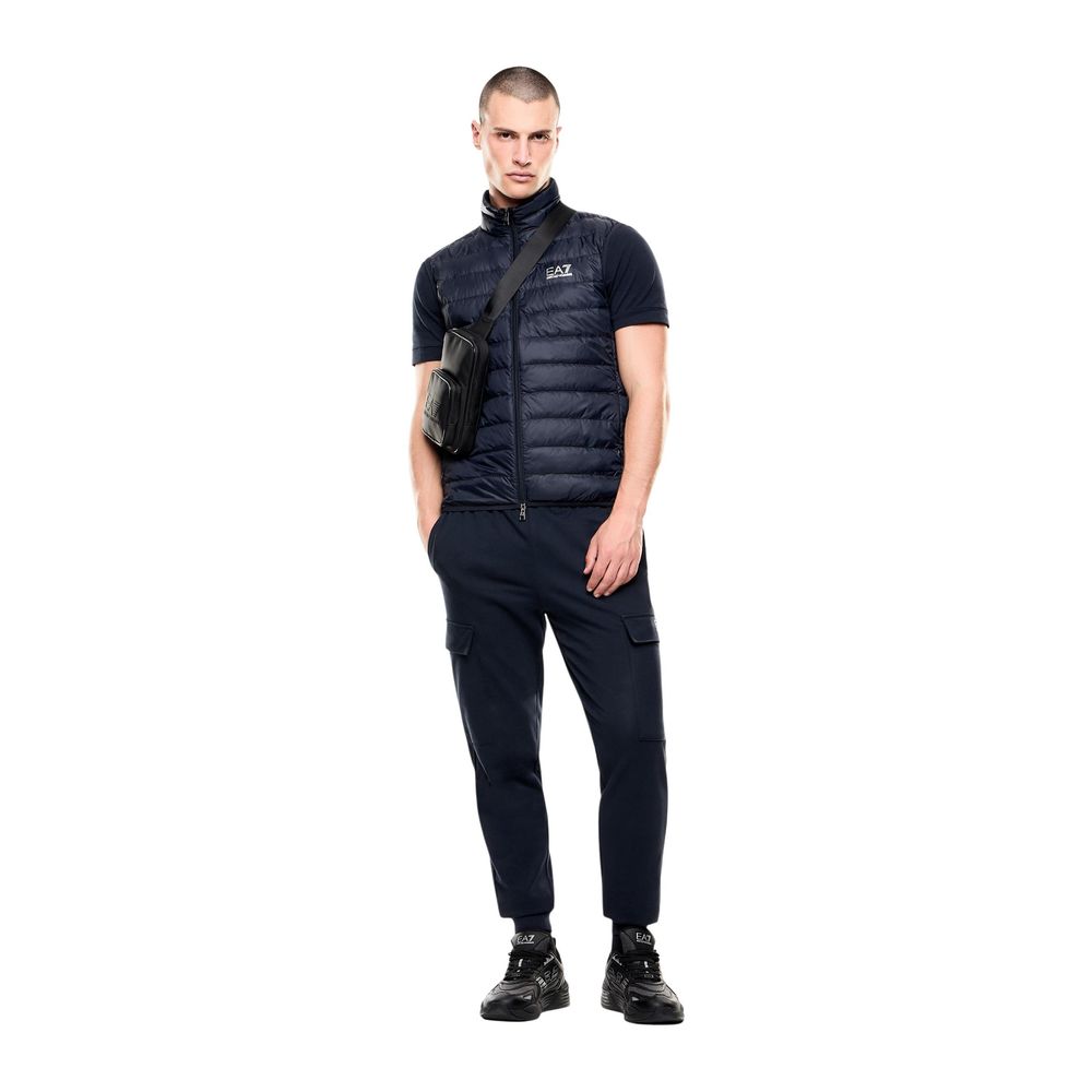 EA7 Emporio Armani Doudoune Sans Manches En Polyamide Bleue
