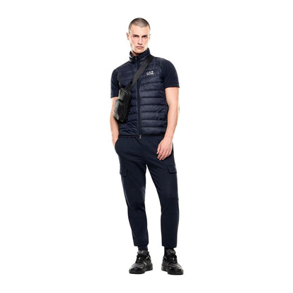EA7 Emporio Armani Doudoune Sans Manches En Polyamide Bleue