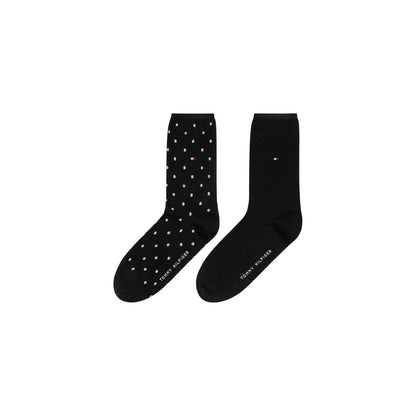 Chaussettes Tommy Hilfiger en coton noires et blanches