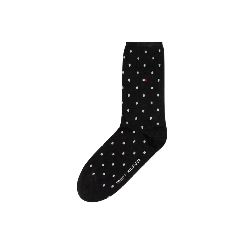 Chaussettes Tommy Hilfiger en coton noires et blanches