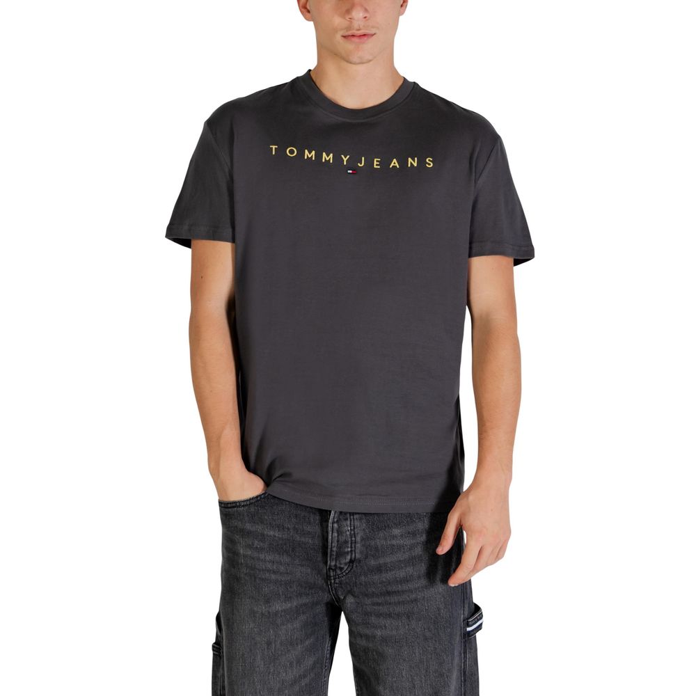 Tommy Hilfiger Jeans Recycled Cotton T-Shirt Grey - Extended Comfort