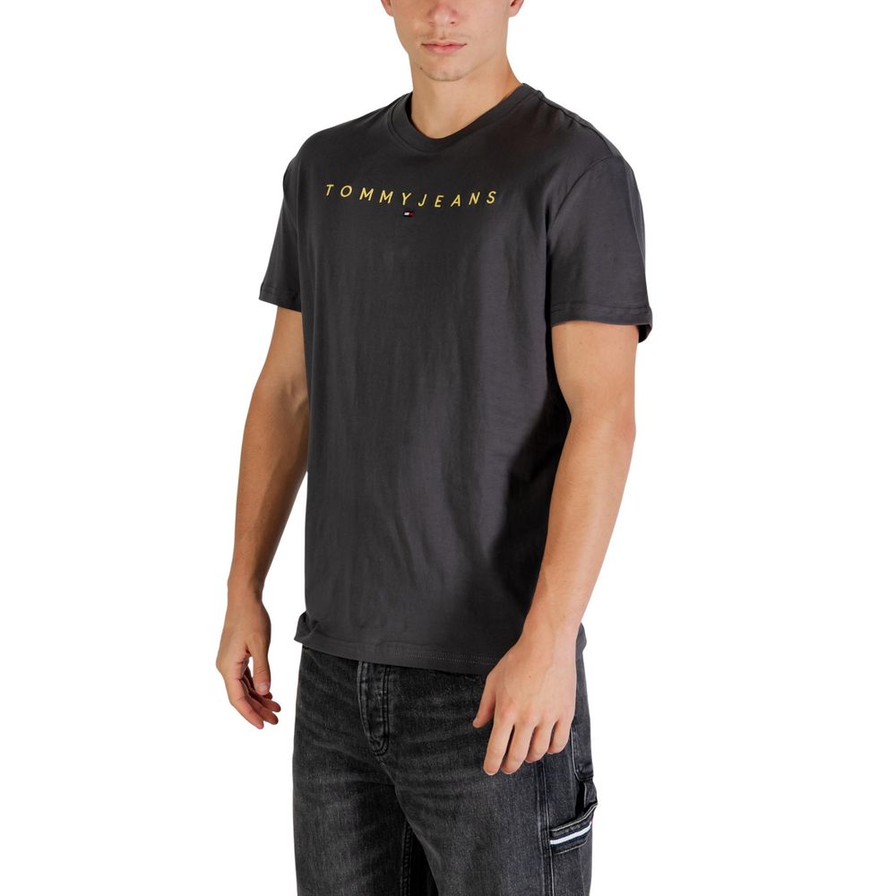 Tommy Hilfiger Jeans Recycled Cotton T-Shirt Grey - Extended Comfort