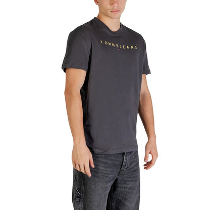 Tommy Hilfiger Jeans Recycled Cotton T-Shirt Grey - Extended Comfort