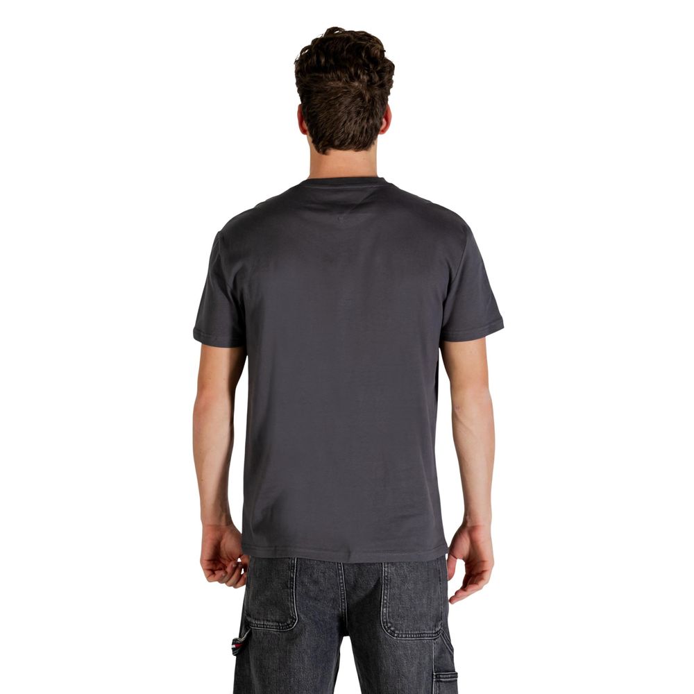 Tommy Hilfiger Jeans Recycled Cotton T-Shirt Grey - Extended Comfort