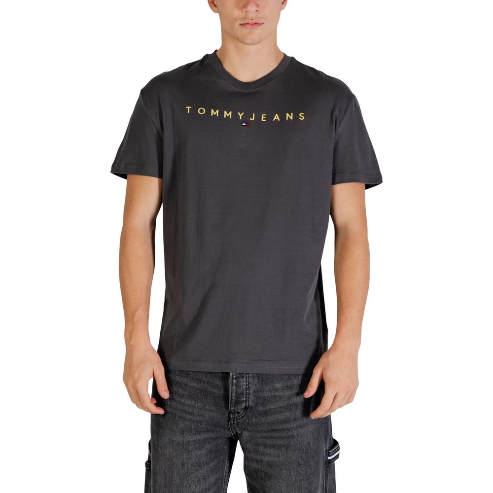 Tommy Hilfiger Jeans Recycled Cotton T-Shirt Grey - Extended Comfort