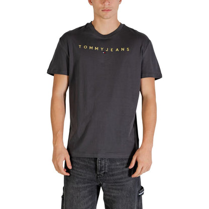 Tommy Hilfiger Jeans Recycled Cotton T-Shirt Grey - Extended Comfort