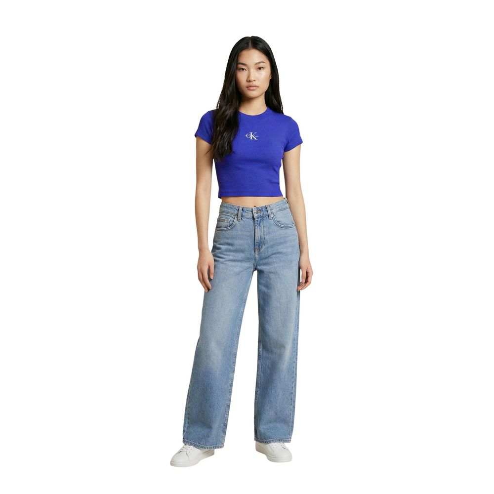Camiseta Calvin Klein Jeans De Algodón Con Diseño Azul