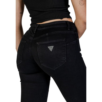 Jean skinny en coton noir Guess pour femme