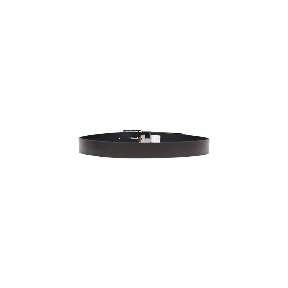 Ceinture Tommy Hilfiger Denton en cuir marron coupe droite