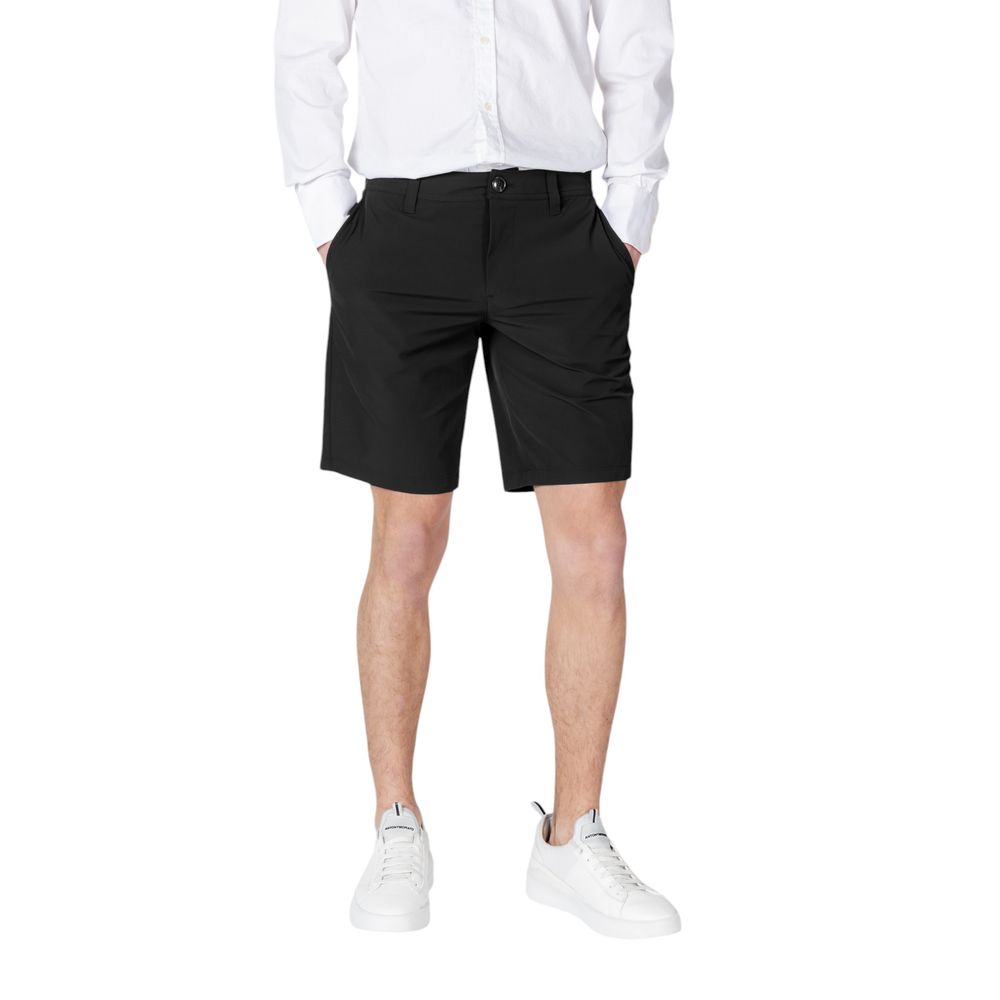 Armani Exchange Short Bermude En Polyamide Noir