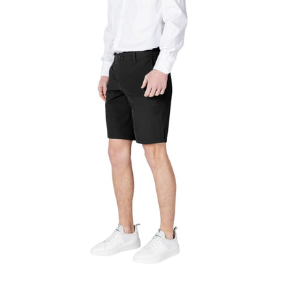 Armani Exchange Short Bermude En Polyamide Noir