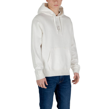 Armani Exchange Cream Cotton Sweatshirt - Casual Style