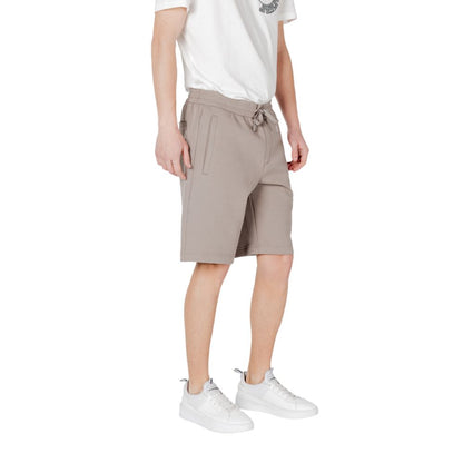 Armani Exchange Bermudas De Algodón En Color Marrón