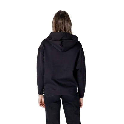 Sweat à capuche Armani Exchange en coton noir coupe classique