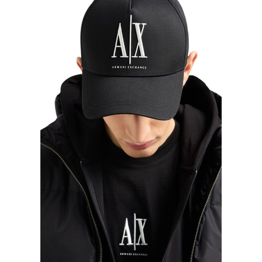 Gorra Armani Exchange De Algodón Negro Modelo Xm000811