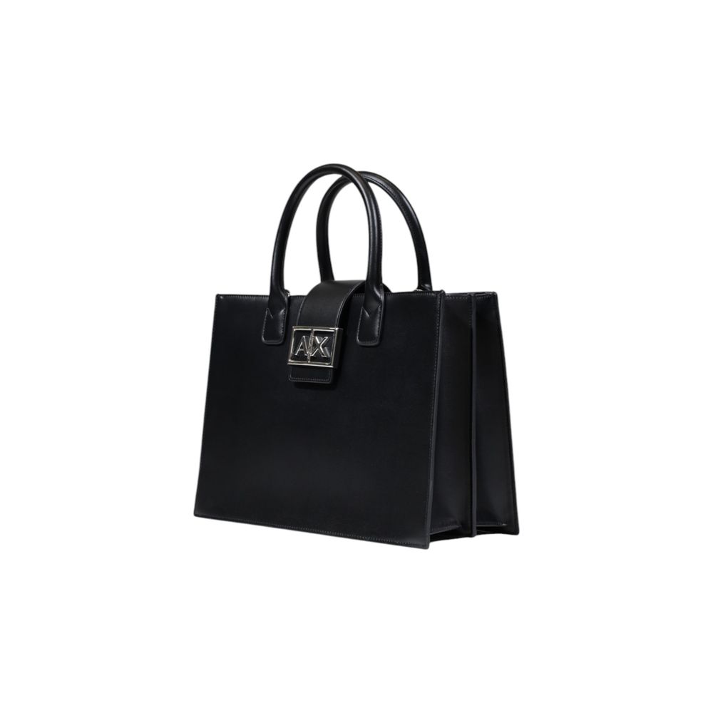 Bolso Armani Exchange De Poliéster Negro Con Silueta Cuadrada