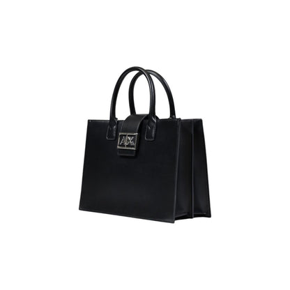 Bolso Armani Exchange De Poliéster Negro Con Silueta Cuadrada