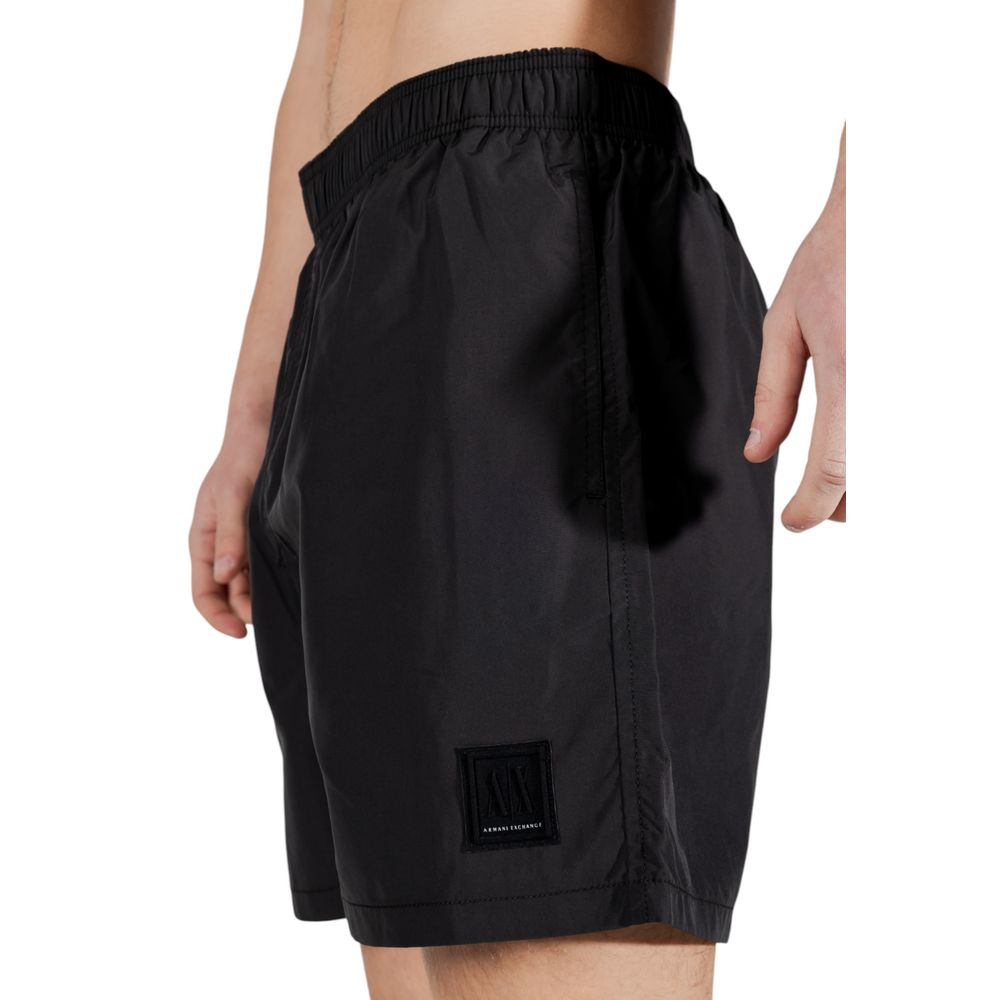 Bañador De Poliéster Negro Armani Exchange Para Hombre