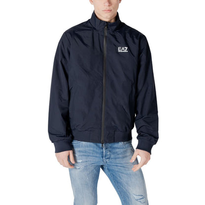 Chaqueta Bomber De Poliamida Azul Ligera Ea7 Emporio Armani