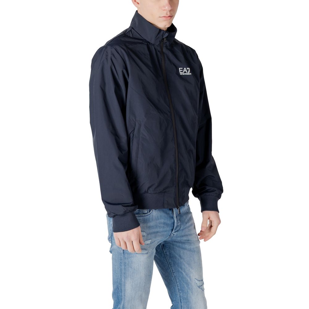 Chaqueta Bomber De Poliamida Azul Ligera Ea7 Emporio Armani