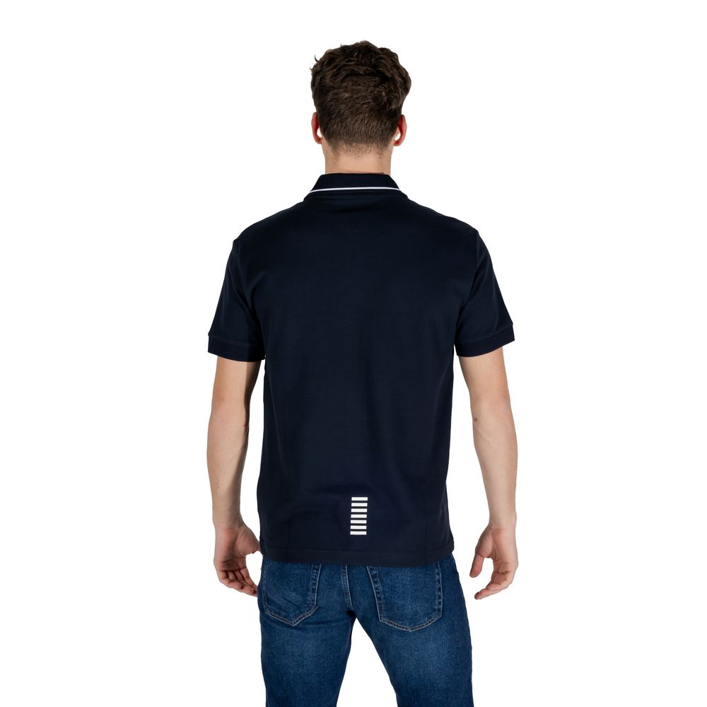 Camiseta Polo EA7 Emporio Armani Algodón Azul - Modelo 8NPF16