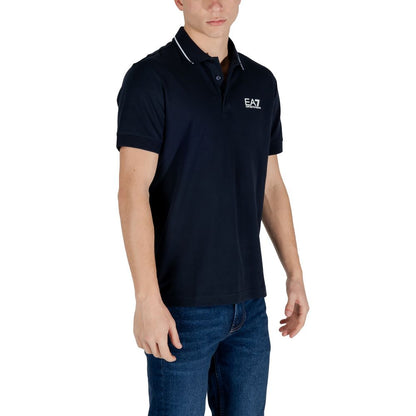 Camiseta Polo EA7 Emporio Armani Algodón Azul - Modelo 8NPF16