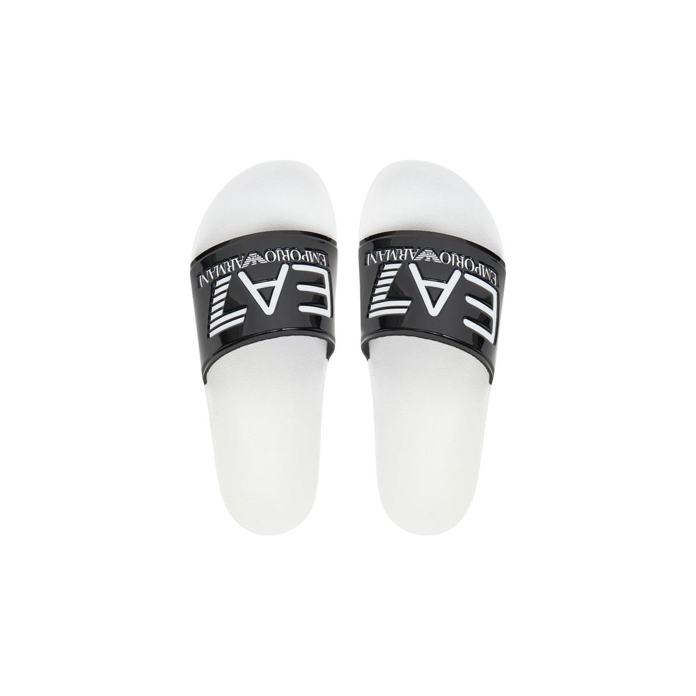 EA7 Emporio Armani Sandalias De PVC Negras Y Blancas Ref. 7X000108