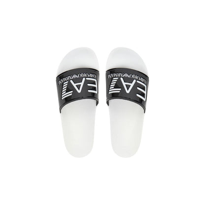 EA7 Emporio Armani Sandalias De PVC Negras Y Blancas Ref. 7X000108