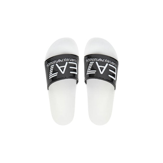 EA7 Emporio Armani Sandalias De PVC Negras Y Blancas Ref. 7X000108